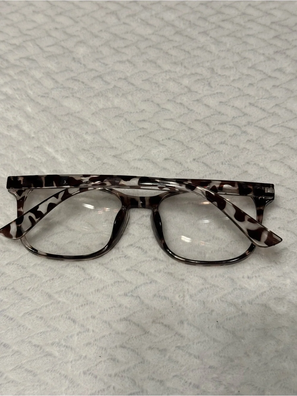 Women's Tortoiseshell Acetate Glasses - Neutral Brown Pattern